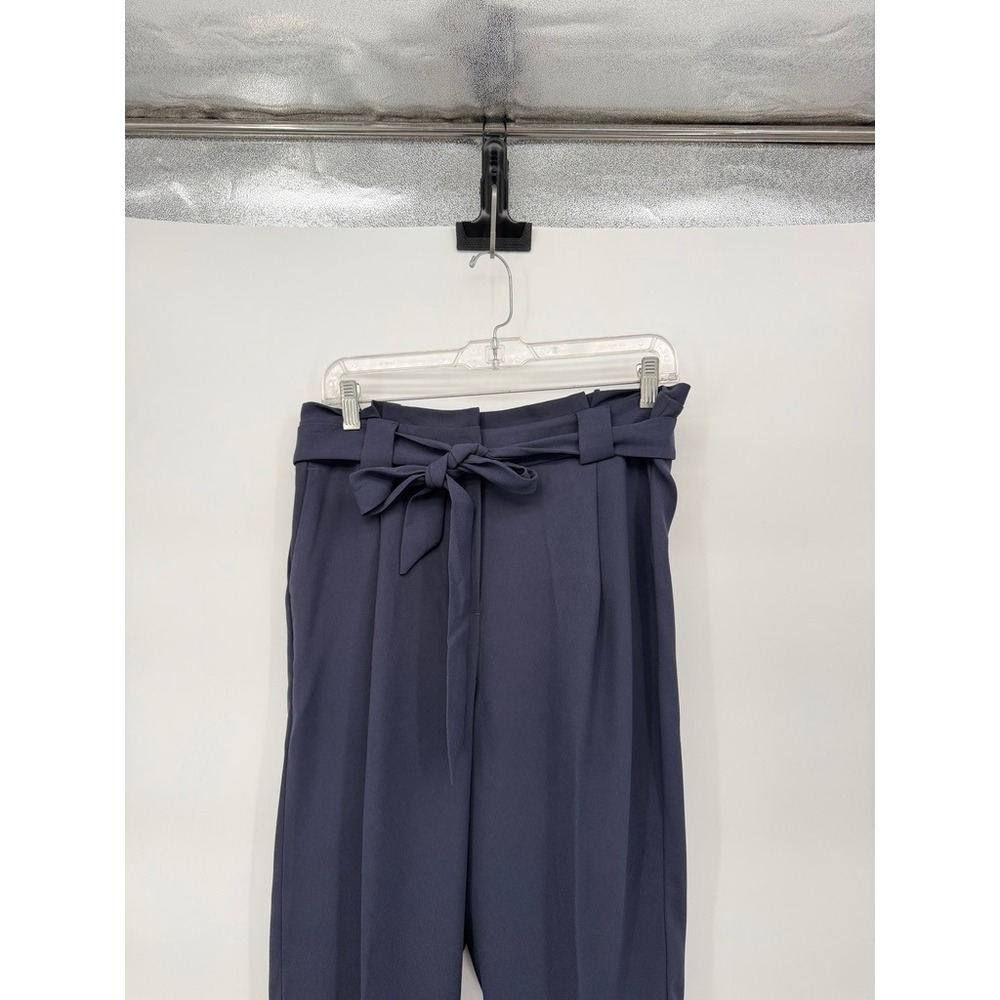 Express Dress Pants High Waist Tie Belt Paperbag Office Attire Career Trousers 4 - Picture 5 of 11